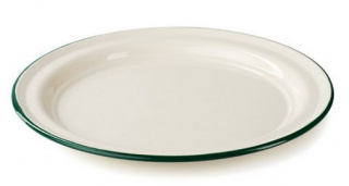 Тарелка GSI outdoors GSI Outdoors 10" Plate-Delux эмалированная white