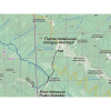 Карта Marked routes network Западные Горганы ламинированная small3