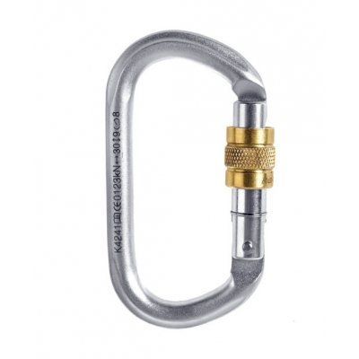 Карабін Singing Rock Oval Steel Connector Screw оцинкований 633217 фото