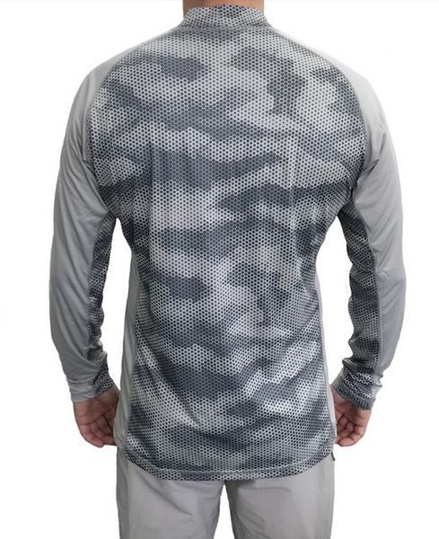 Футболка муж. Fahrenheit Solar Guard Camo LS с длинным рукавом Grey Camo L N103544 фото