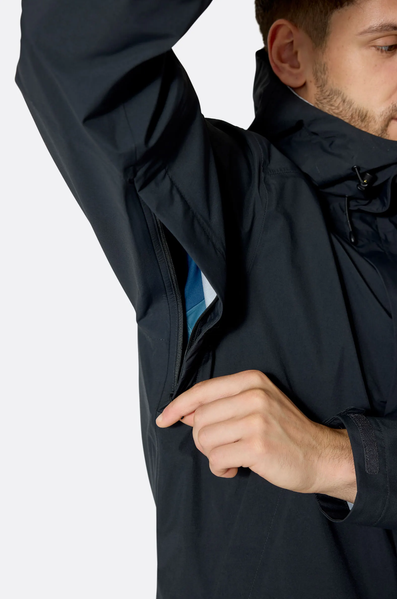Куртка муж. Rab Firewall Jacket штормовая(QWI-08) Black L 812153 фото