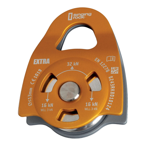 Блок Singing Rock Pulley Extra Roll (SR RK801EE00) Silver/orange 809943 фото