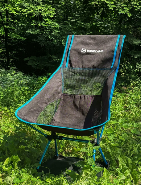 Кресло Base Camp Compact L (BCP 10907) складное Black/Blue 812376 фото