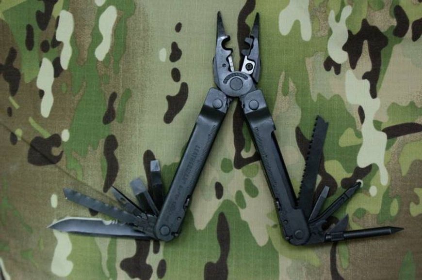 Мультиінструмент Leatherman Super Tool 300 EOD Black, чохол Molle (коричневий) 831368 фото