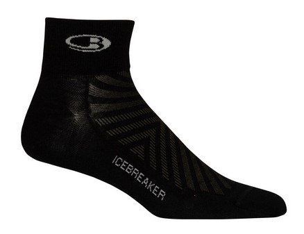 Носки муж. Icebreaker M Run+Ultralight Mini мультиспортивные black/slate L 807435 фото