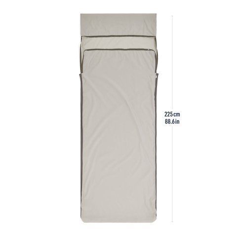 Вкладыш в спальник Sea to Summit Silk Blend Rectangular with Pillow Sleeve Moonstruck Grey STS ASL032051-251803 фото