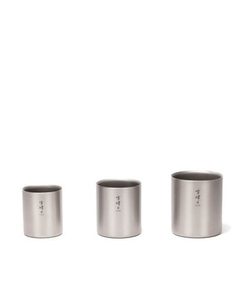 Кружка титановая Snow Peak Ti-Double H450 Stacking Mug 1200.03.34 фото