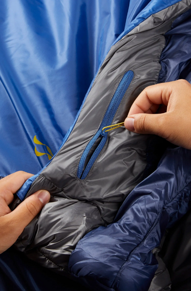 Спальный мешок Rab Solar Eco 2 синтетический(QSS-10) ASCENT BLUE Left/Zip 811616 фото