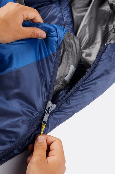 Спальный мешок Rab Solar Eco 2 синтетический(QSS-10) ASCENT BLUE Left/Zip 811616 фото