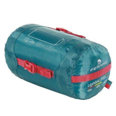 Спальный мешок Ferrino Lightec 700 SQ +10&deg;C левая молния Green 86154NVVS фото