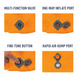 Коврик Sea To Summit UltraLight Insulated Mat надувной утепленный orange small 812206 фото 8