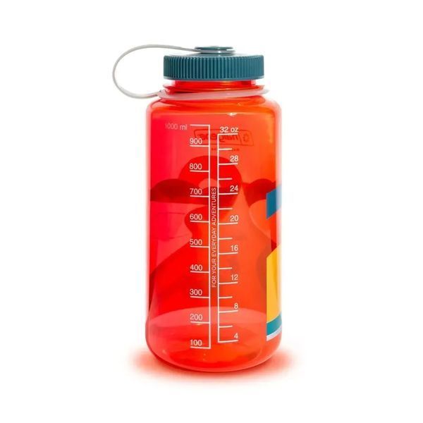 Фляга Nalgene Wide Mouth Retro Fly Fisher 0,95 л Pomegranate 682020-0150 фото