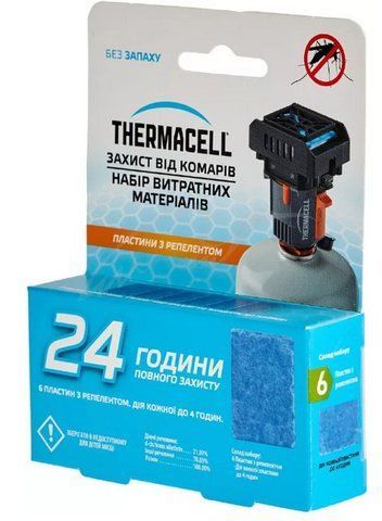 Набор сменных картриджей Thermacell Repellent Refills Backpacker M-24 для фумигатора MR-BP 807339 фото