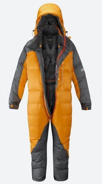 Комбинезон муж. Rab Expedition 8000 Suit пуховый Gold/Shark M 809956 фото