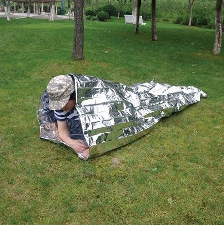 Спасательный термомешок AceCamp Emergency Survival Bivy Silver 805638 фото