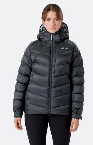 Куртка жін. Rab Women's Axion Pro Down Jacket пухова (QDE-65) Beluga 10 810762 фото