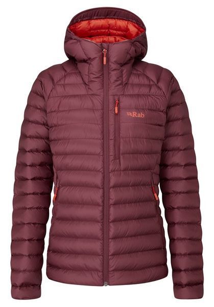 Куртка жен. Rab Microlight Alpine Xlong Wmns Black/ Seaglass 10 803316 фото