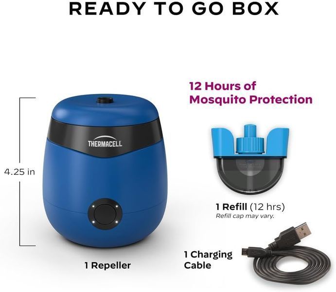 Фумигатор портативный Thermacell E55 Rechargeable Blue 1200.06.03 фото