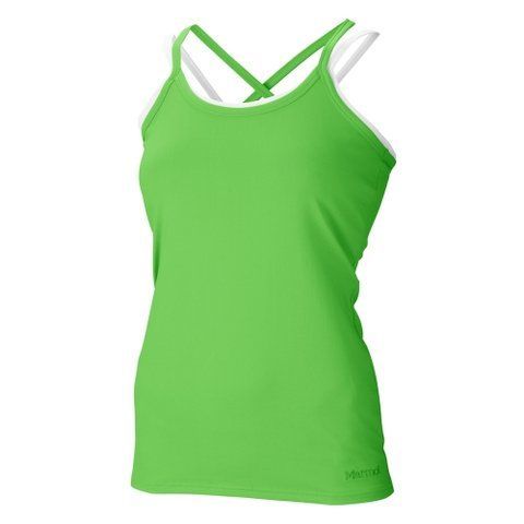 Футболка жен. Marmot Wms Erin Tank Bright Grass/White S 562270 фото