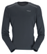 Футболка муж. Rab Force LS Tee с длинным рукавом (QBL-07) Beluga M 811365 фото