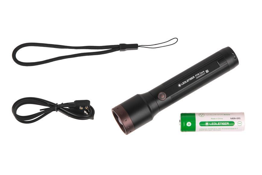 Фонарь Ledlenser P7R CORE, аккумуляторный, 1400/1000/440/15 502181 фото