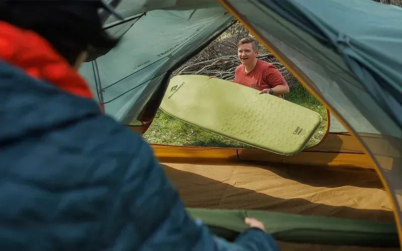 Самонадувний килимок Sea to Summit Camp Self Inflating Mat, Woodbine, Regular Rectangular Wide STS 006506 фото
