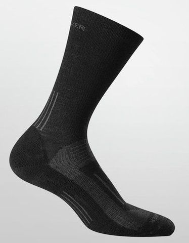 Носки муж. Icebreaker Hike Lite Crew M туристические Black M 746556 фото