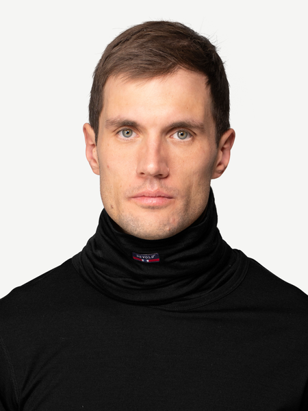 Бандана Devold Breeze Merino 150 Headover Black One Size 7028567566244 фото