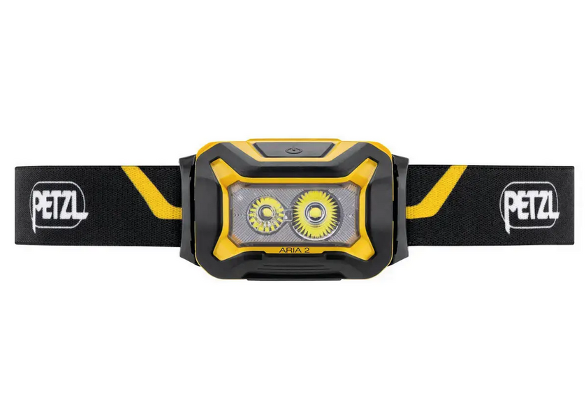 Фонарь Petzl Aria 2 RGB 450 lm налобный Black/Yellow 811937 фото