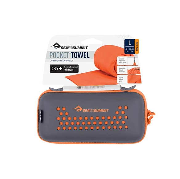 Полотенце Sea to Summit Pocket Towel L 60x120 облегчённое Outback 811340 фото