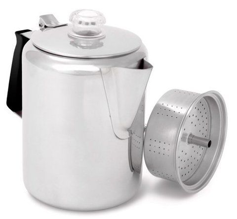 Кофеварка GSI outdoors Glacier Stainless 9 Cup Perc 802053 фото