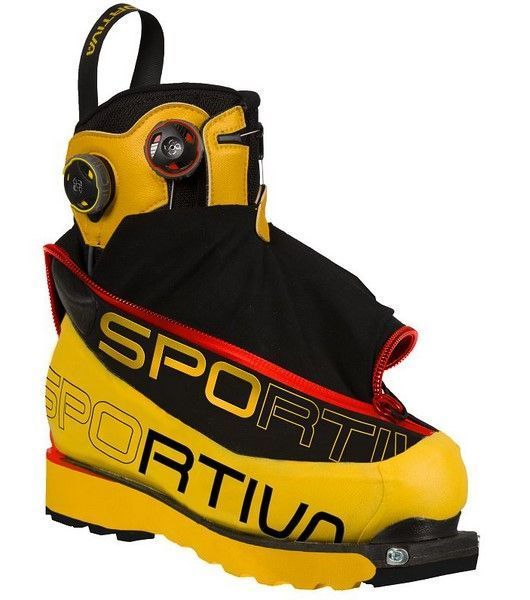Ботинки муж. La Sportiva OLYMPUS MONS CUBE для высотного альпинизма Yellow/Black 42 806378 фото