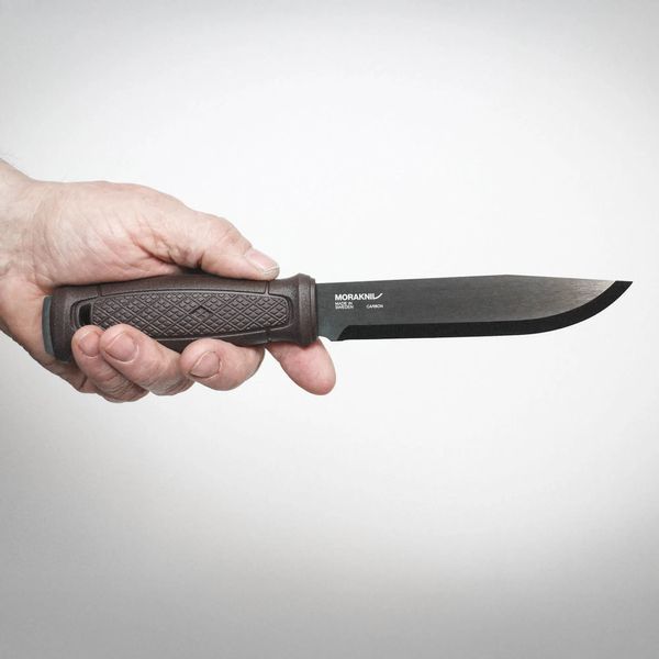 Нож Morakniv Garberg Grand Black Blade (C) Leather Sheath 2305.02.61 фото