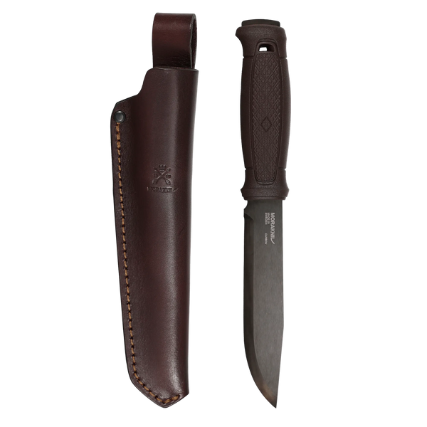 Нож Morakniv Garberg Grand Black Blade (C) Leather Sheath 2305.02.61 фото
