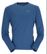 Футболка муж. Rab Force LS Tee с длинным рукавом (QBL-07) NIGHTFALL BLUE L 811432 фото