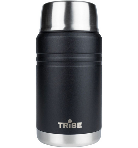 Пищевой термоконтейнер Tribe Food Jar 0,7L стальной (T-DE-0023) Black 812223 фото