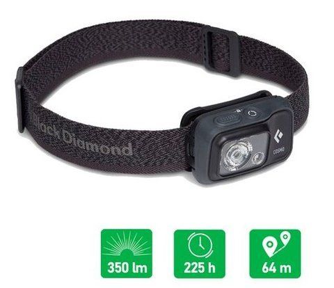 Фонарь Black Diamond Cosmo 350 lm налобный Graphite 810672 фото