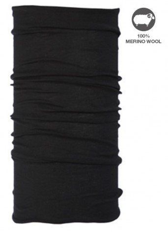 Бандана Buff Lightweight Merino Wool Buff&reg; SOLID BLACK шерстяная SOLID BLACK 801161 фото