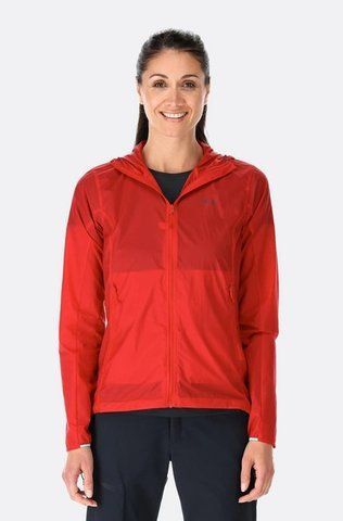 Куртка жін. Rab Vital Hoody Wmns вітрозахисна (QWS-50) Ruby 10 810468 фото