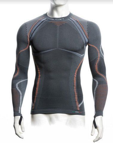 Футболка чол. Accapi Ergoracing Mens Long Sleeve Shirt anthracite M/L 799516 фото