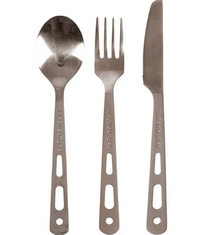 Набор столовый Lifeventure Titanium Cutlery Set титан 811747 фото