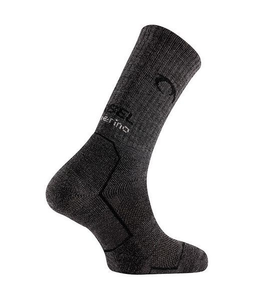 Носки муж. Lurbel GARO Merino туристические Dark grey & black L N101610 фото