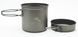 Котелок Toaks Titanium 1100ml Pot with Pan титановый со складными ручками и крышкой-сковородкой (CKW-1100) 810661 фото 3
