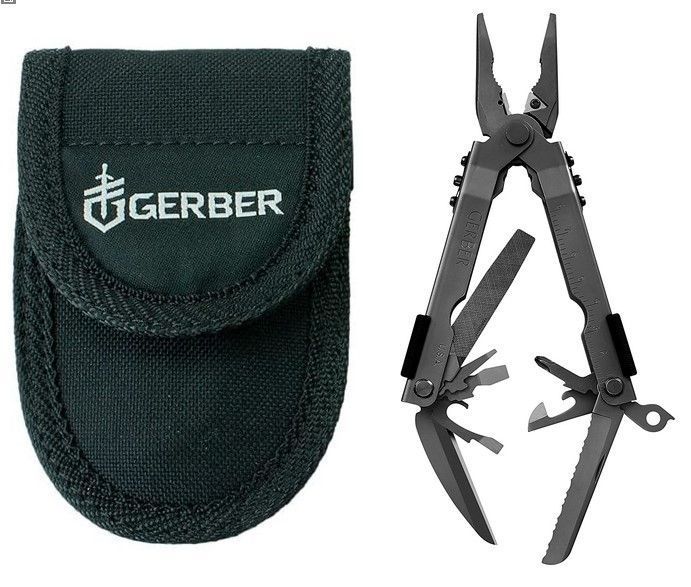 Мультинструмент Gerber MULTI-PLIER 600 Needlenose black з чохлом 810296 фото