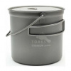 Котелок Toaks Titanium 1100ml Pot with Bail Handle титановый со складными ручками и крышкой (POT-1100-BH) small1