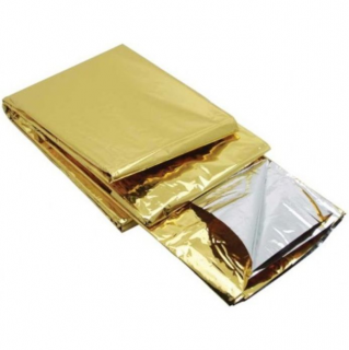 Спасательное одеяло Base Camp Thermal Blanket Gold/Silver