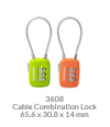 Брелок-замок Munkees Cable Combi Lock small3