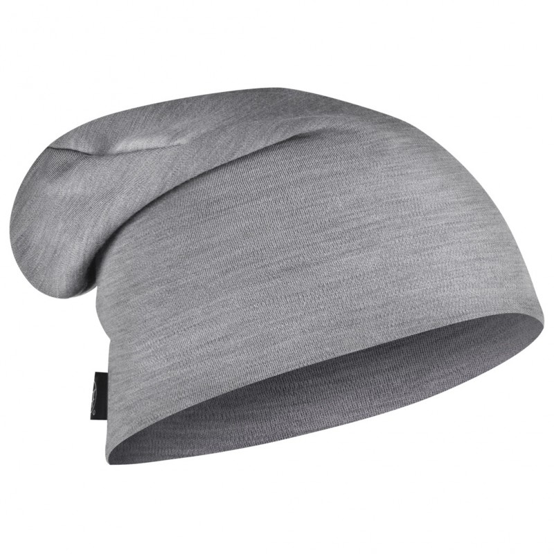 Шапка Buff Heavyweight Merino Wool Loose Hat Buff® Solid light grey шерстяная Solid light grey1