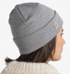 Шапка Buff Heavyweight Merino Wool Loose Hat Buff® Solid light grey шерстяная Solid light grey small4