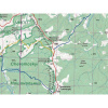Карта Marked routes network Верхнеднестровские Бескиды ламинированная small2